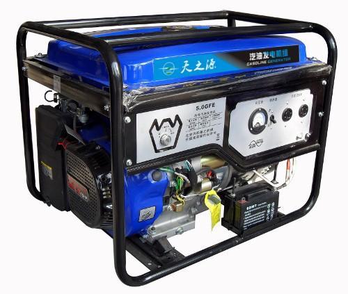 一體5KW汽油發(fā)電機(jī)組